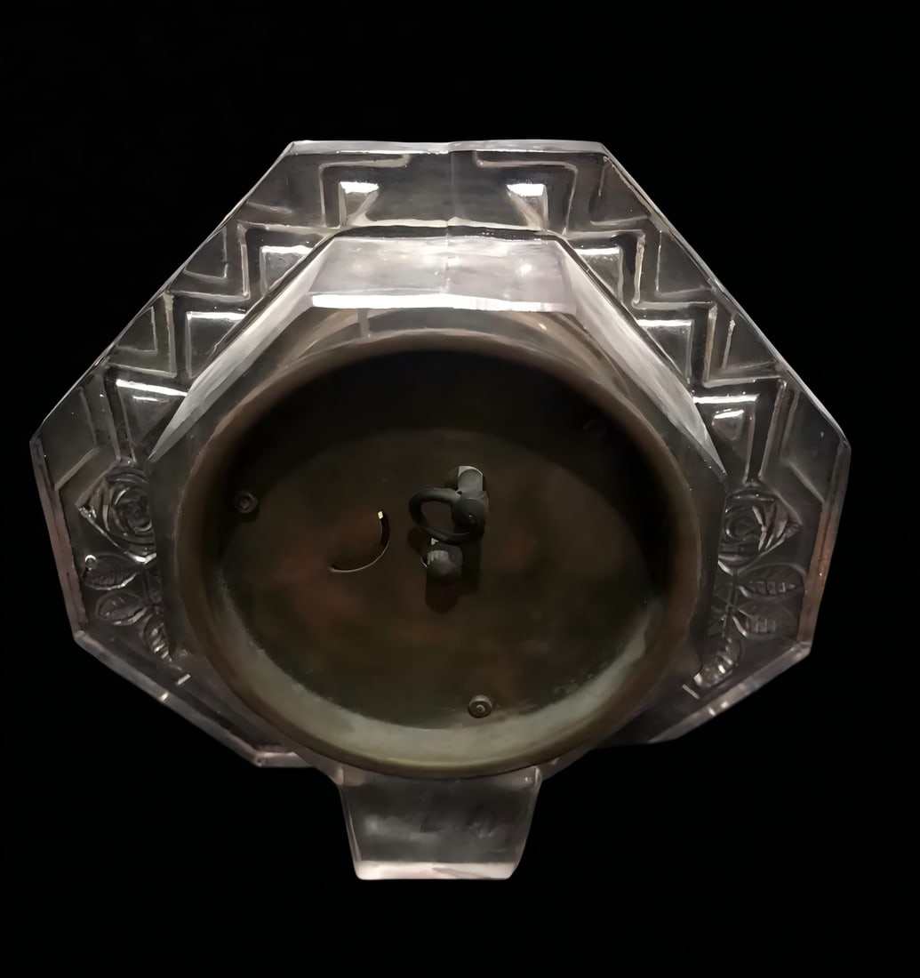 A late Qing Japanese leather case clock - 3