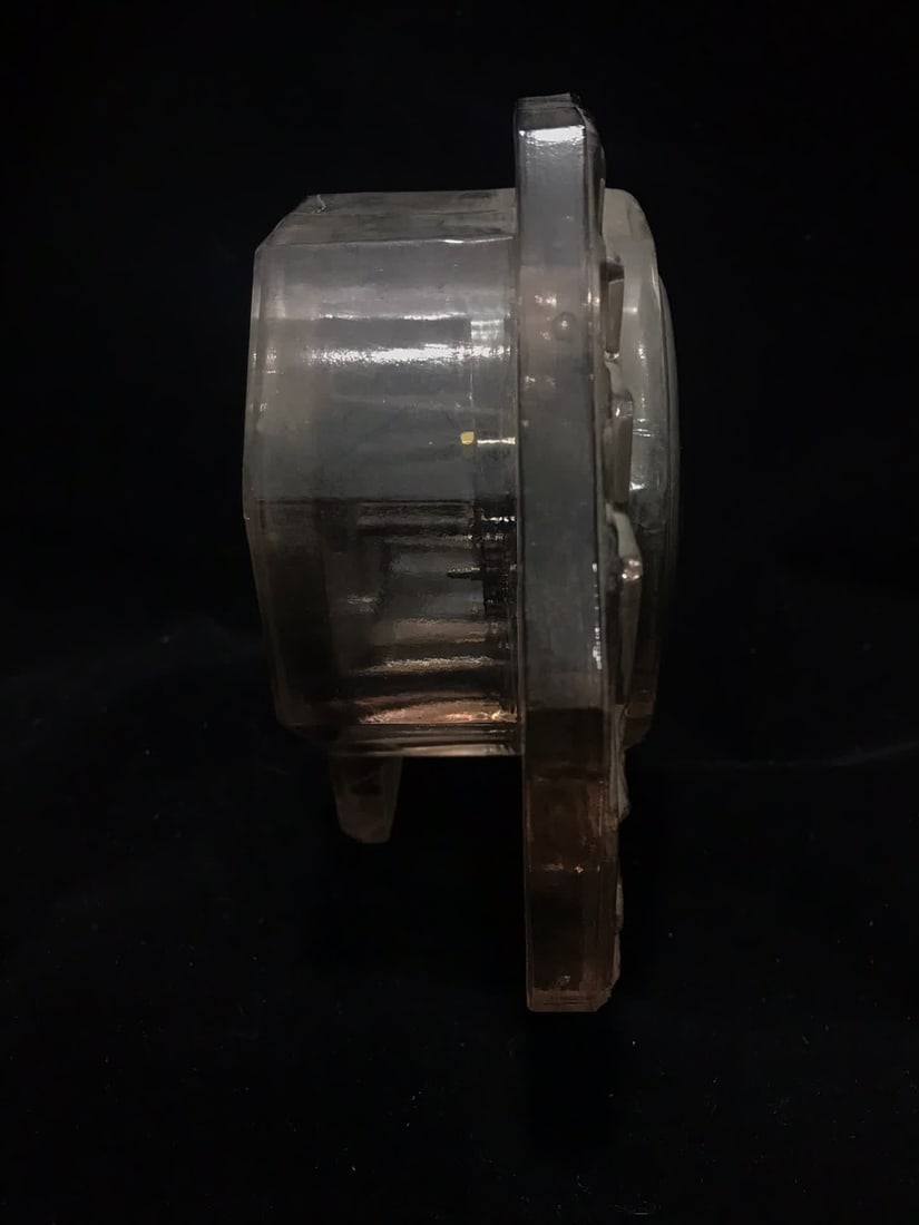 A late Qing Japanese leather case clock - 4