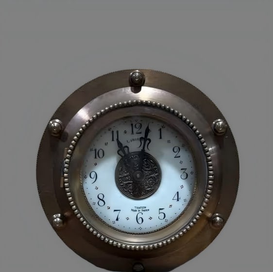 An eighteenth-century French 24-hour clock: The 18th-century French 24-hour clock SIZE: D:23cm Wooden frame L:54cm H:24cm (The Dimensions Of All Batches Are Manually Measured.If You Need More Detailed Information, Please Contact Our Customer