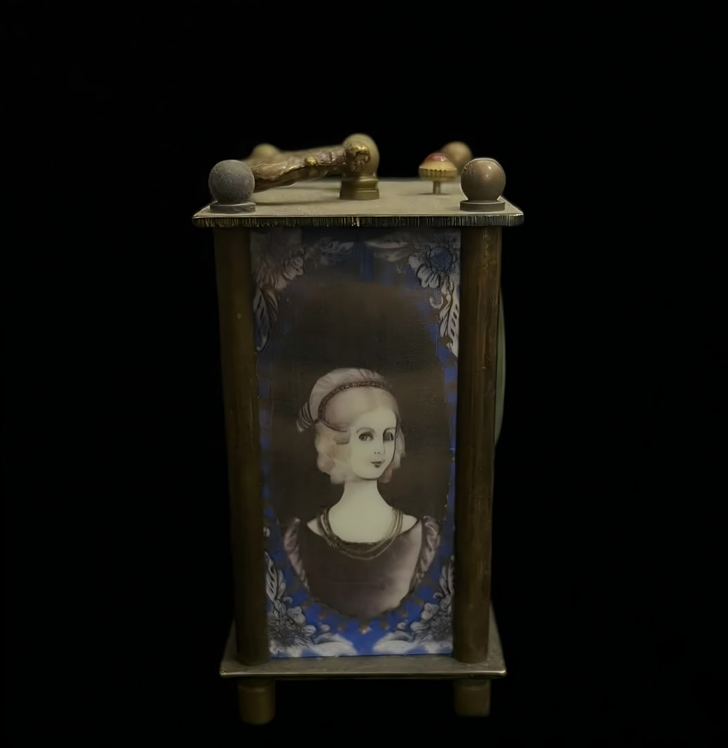 A small late Qing dynasty hand clock - 4