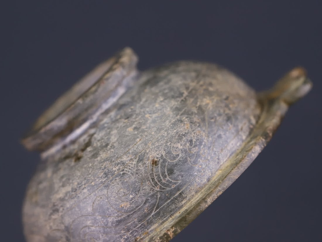 A Han dynasty ancient jade lid box - 9