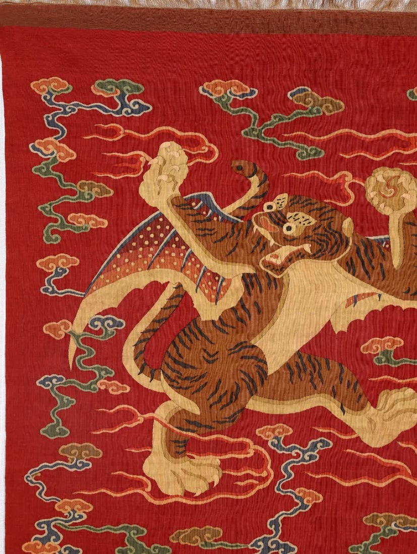 One piece: Qing Dynasty kesi flying tiger - 3