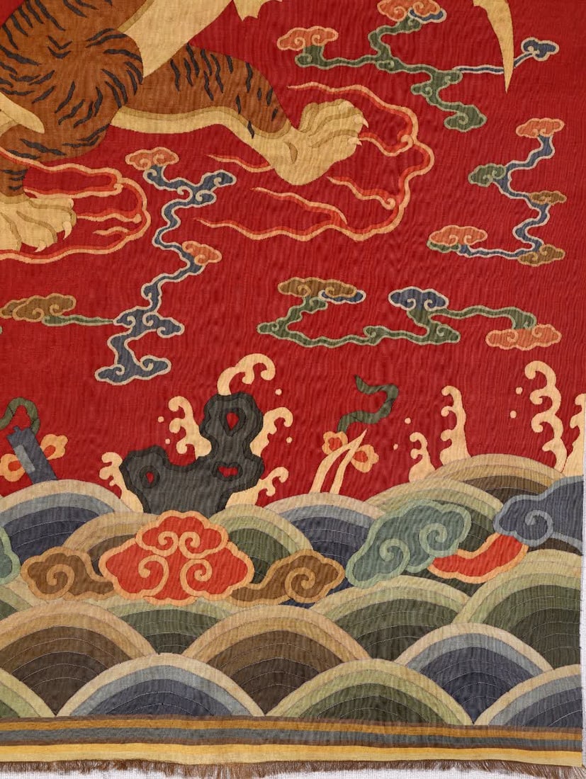 One piece: Qing Dynasty kesi flying tiger - 8