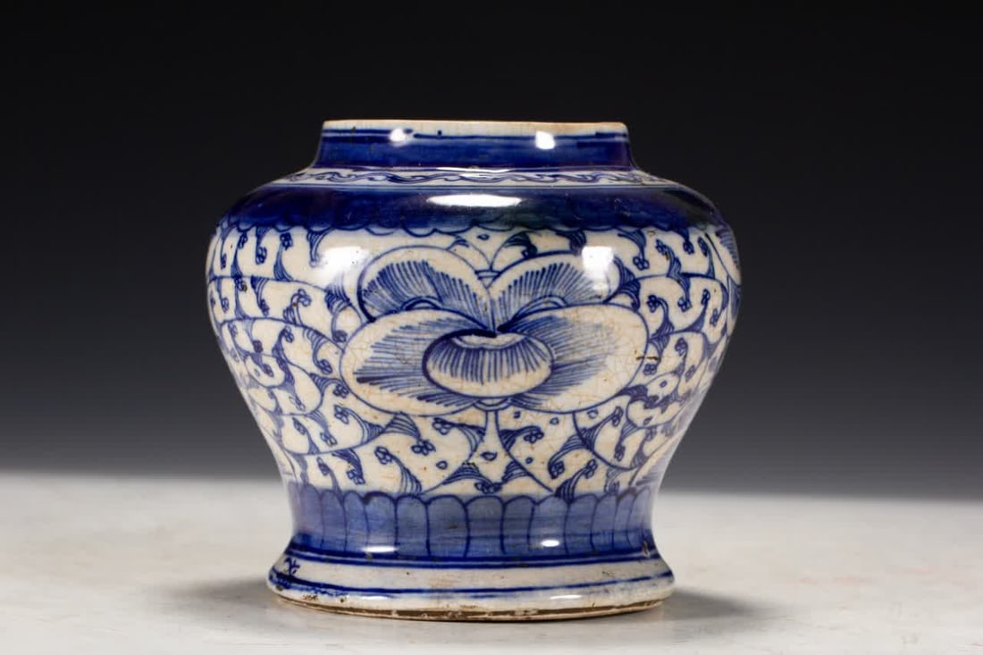A Ming dynasty blue-and-white jar - 3