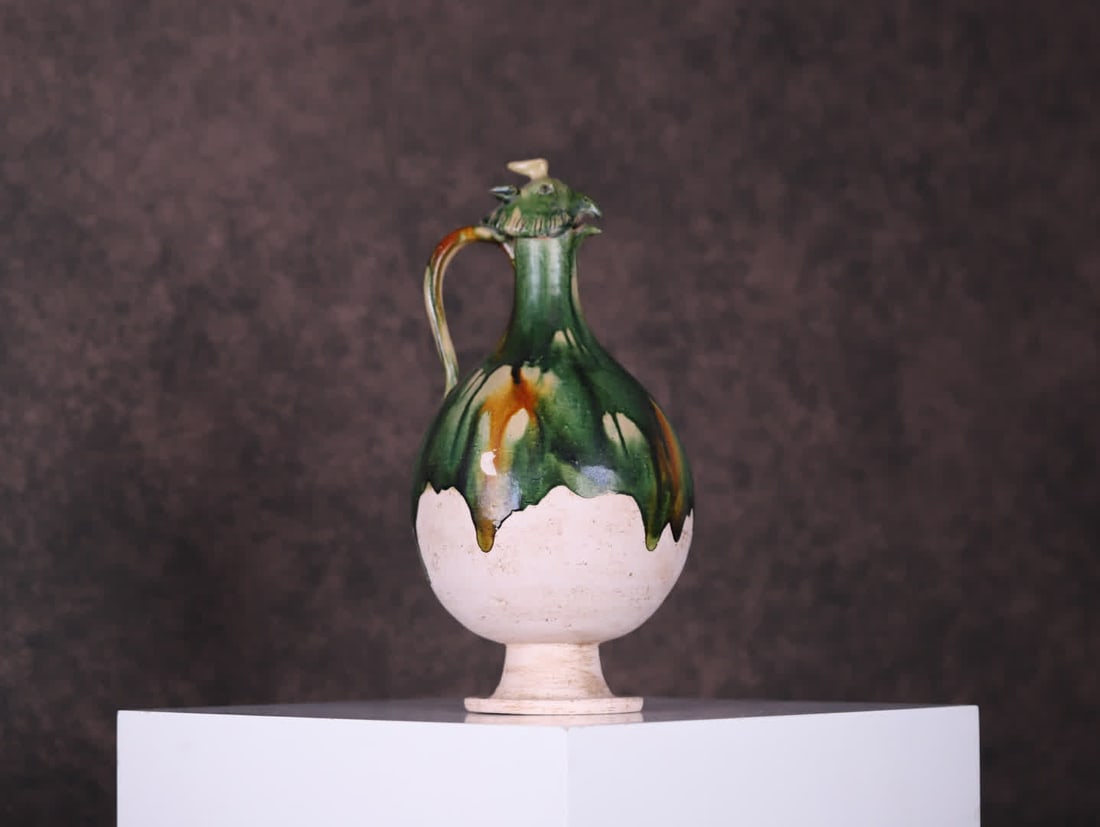 One Tang Sancai Phoenix-Head Holding Pot (1 of 9)