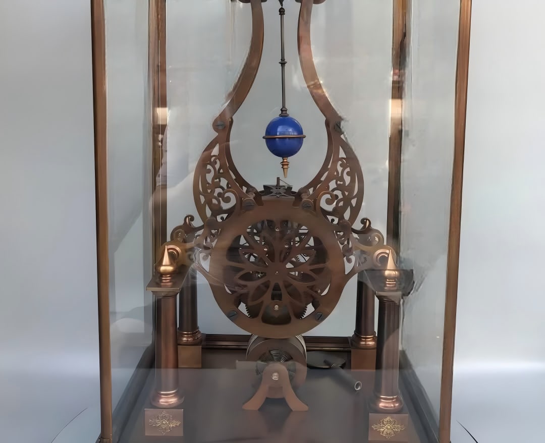 A late Qing dynasty copper dome clock - 5