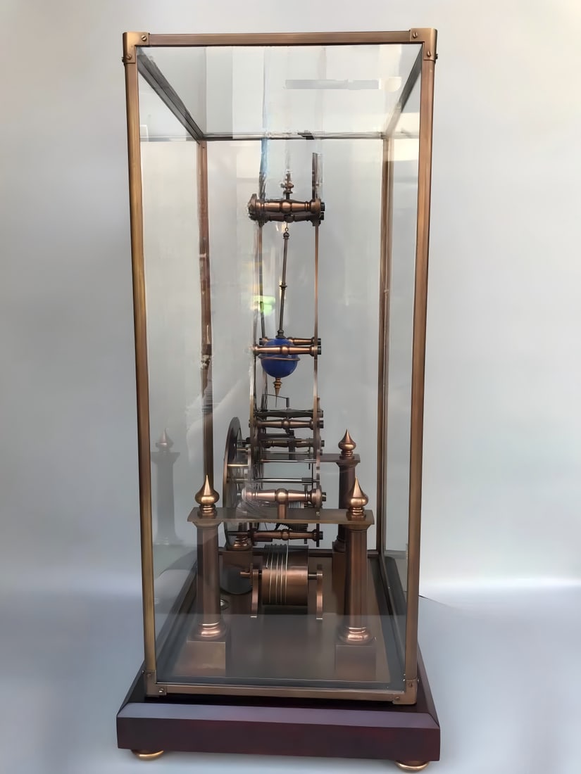 A late Qing dynasty copper dome clock - 7