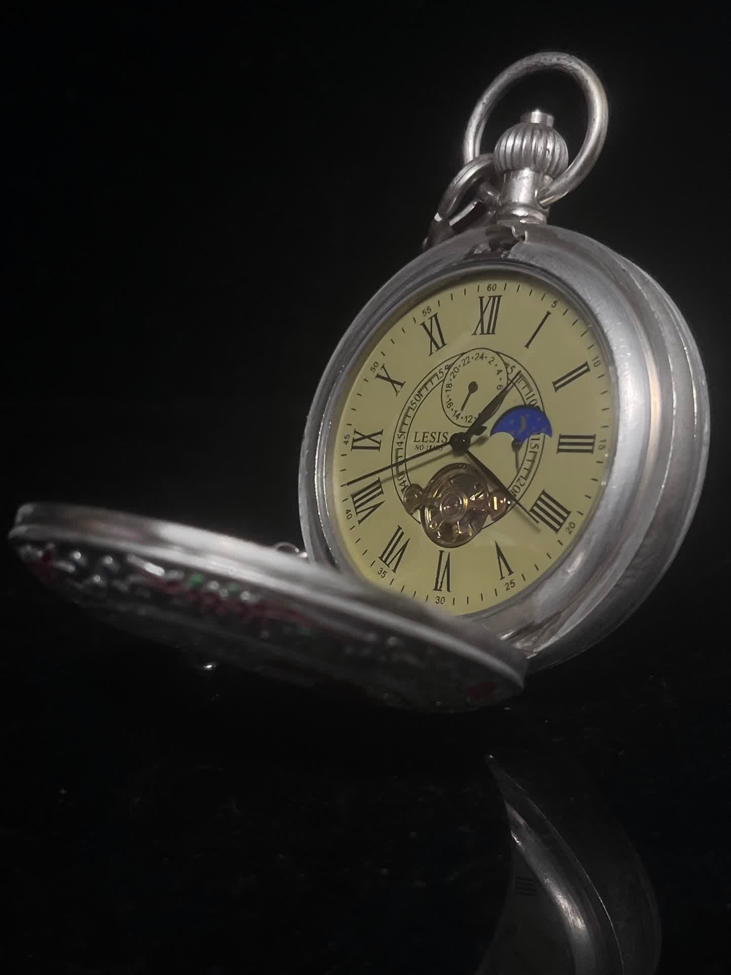 A late Qing dynasty double-open pocket watch - 2
