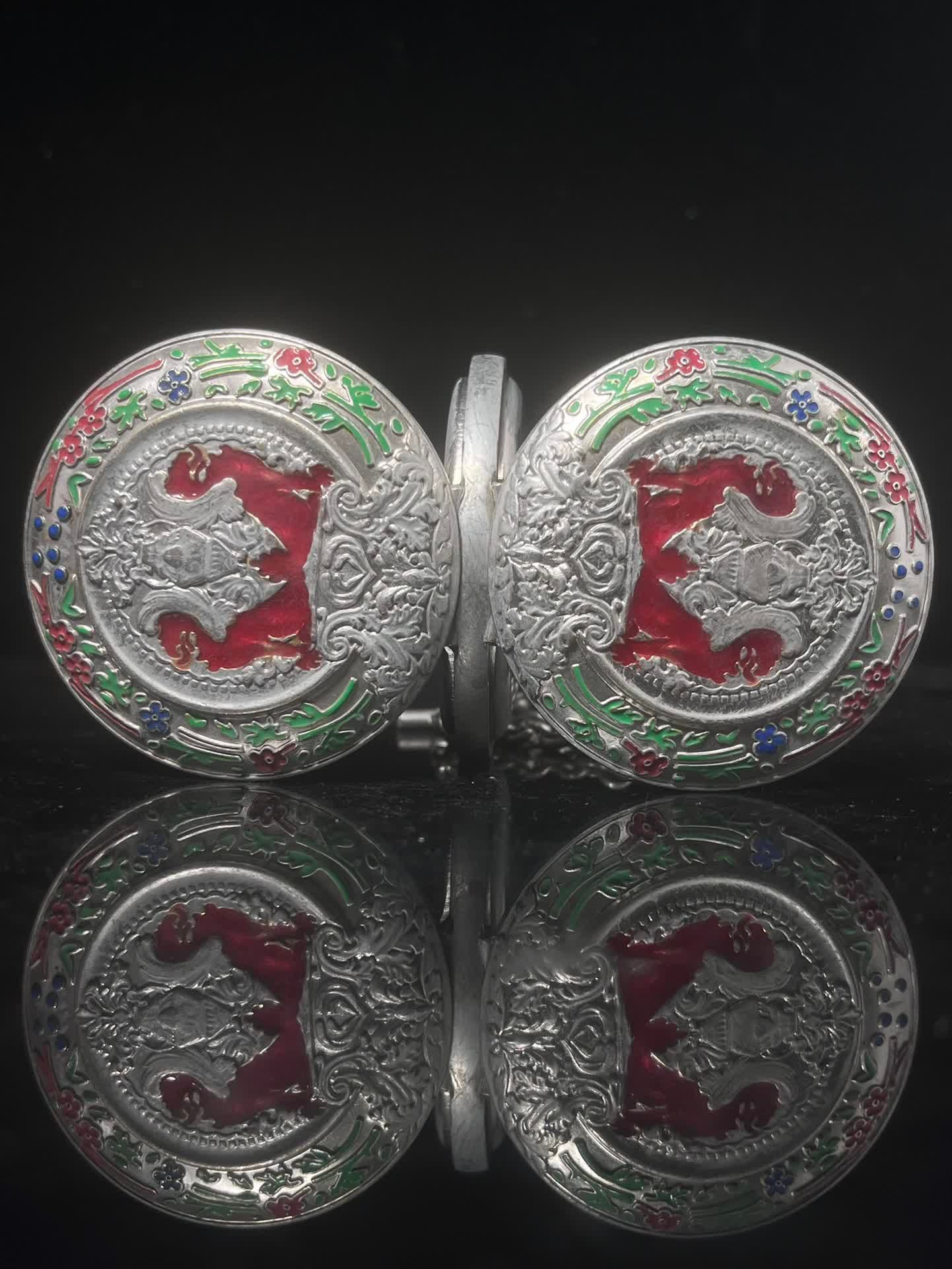 A late Qing dynasty double-open pocket watch - 6