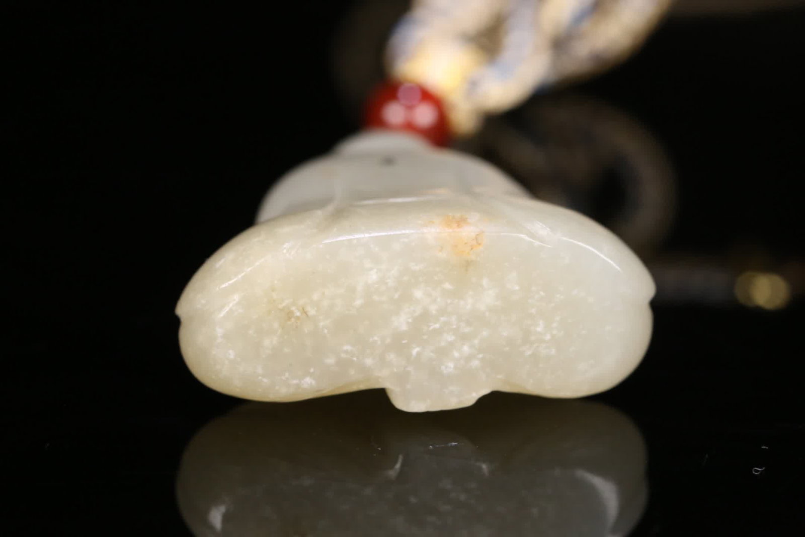 A Hetian jade figure pendant - 4