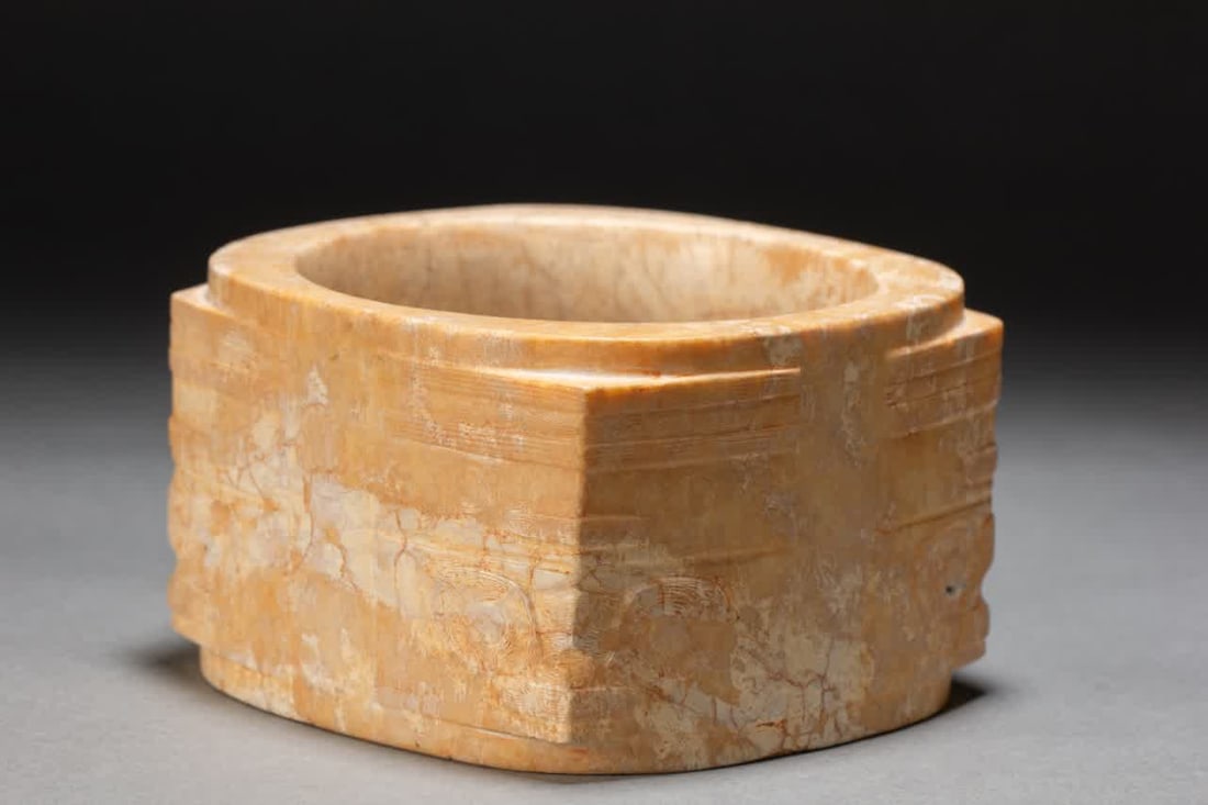One ancient jade cong - 3