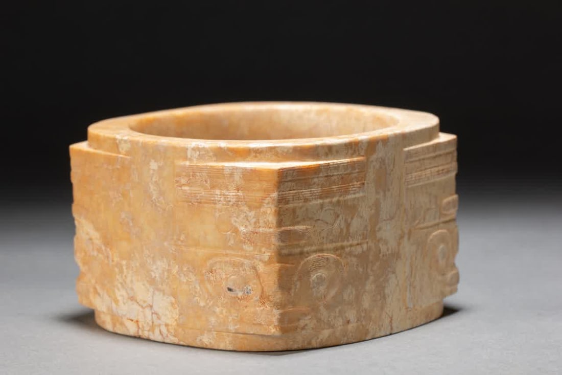 One ancient jade cong - 5