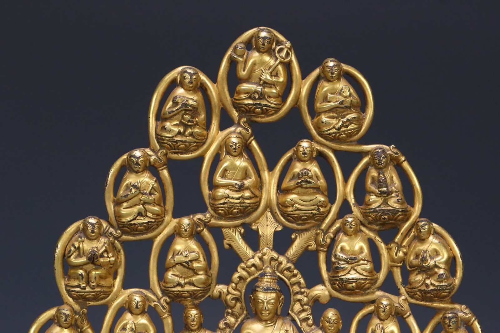An 18th-century gilt copper party tree - 2