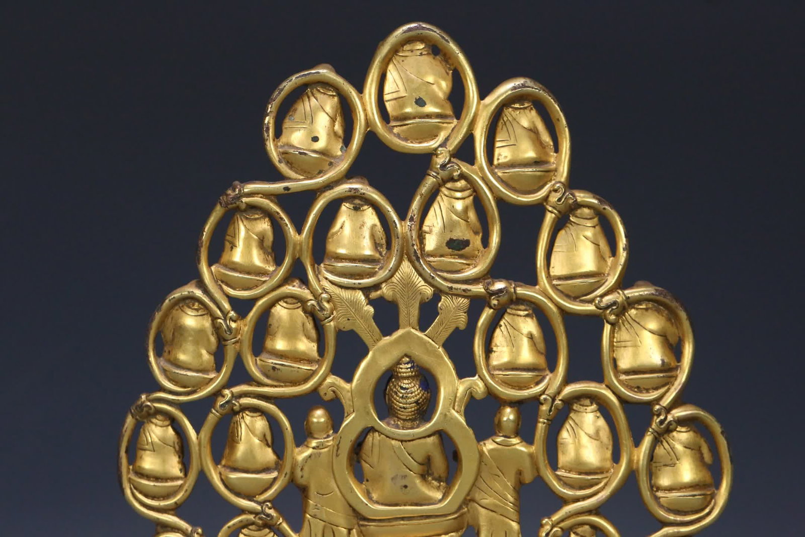 An 18th-century gilt copper party tree - 6