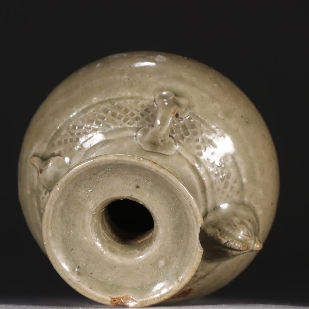 One Yue kiln beast head double-linked pot - 8