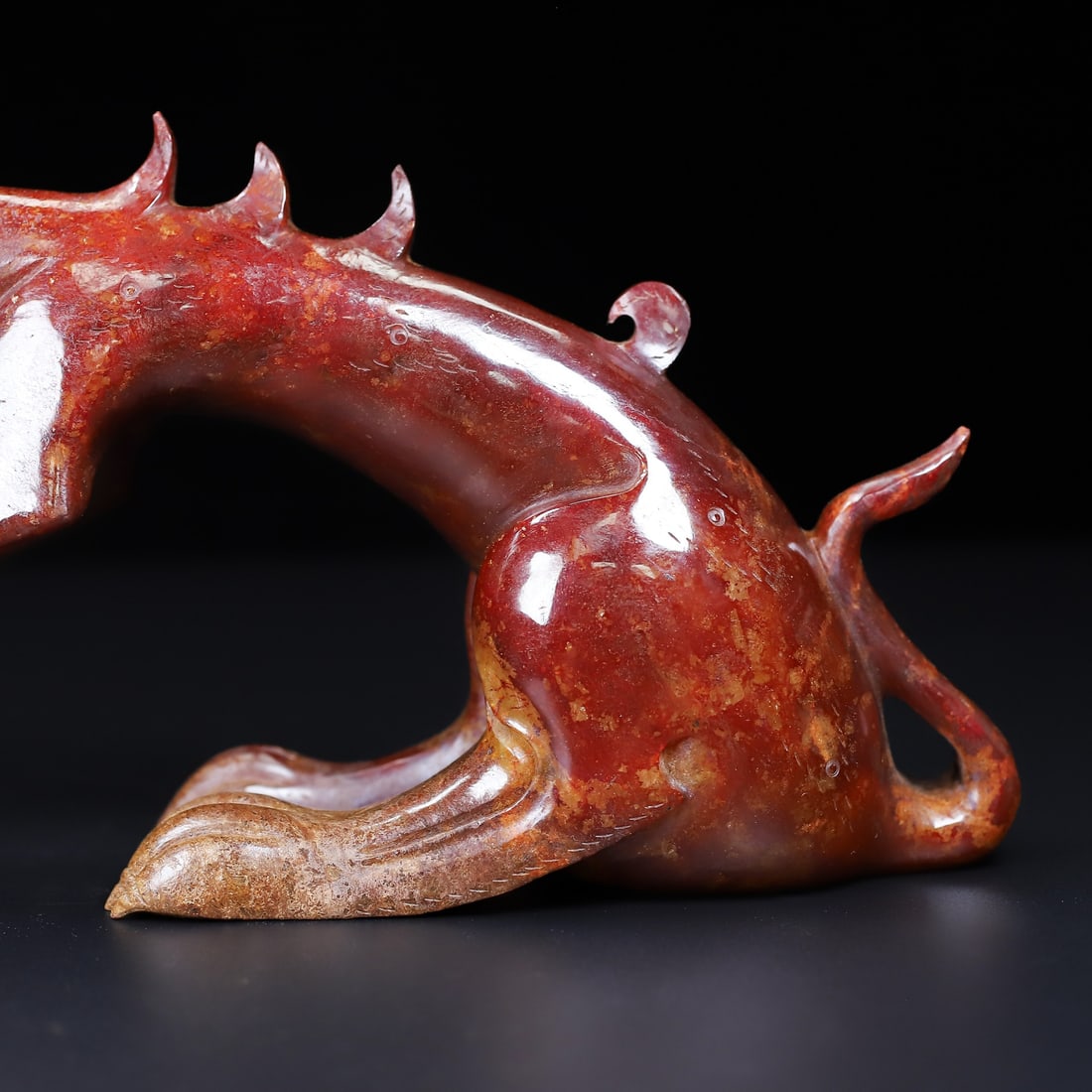An Exquisite White Jade Auspicious Beast-Shaped Candlestick - 11