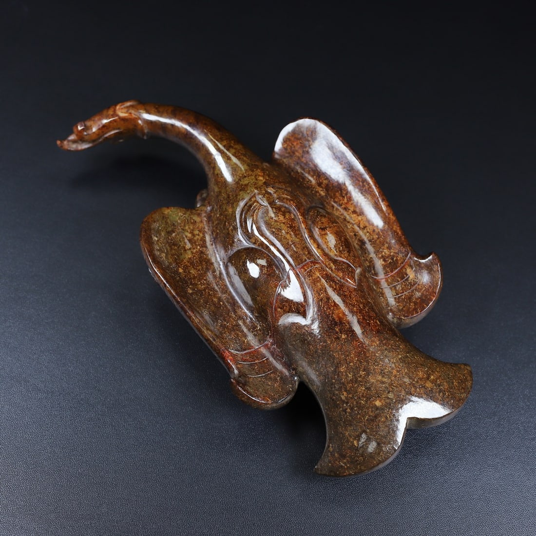 An Exquisite White Jade Phoenix Ornament - 10