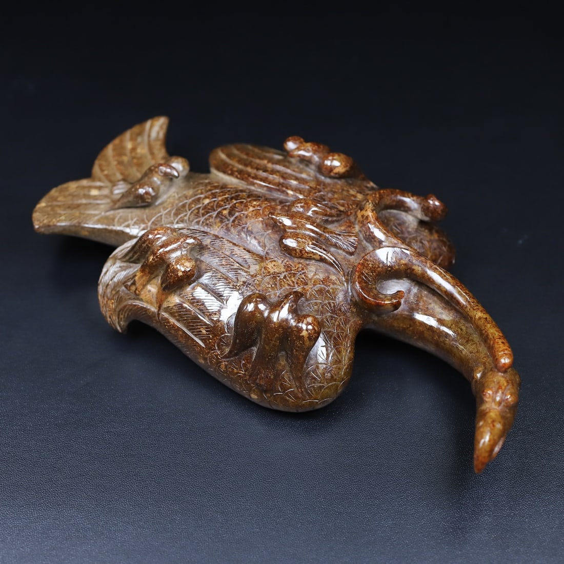 An Exquisite White Jade Phoenix Ornament - 4