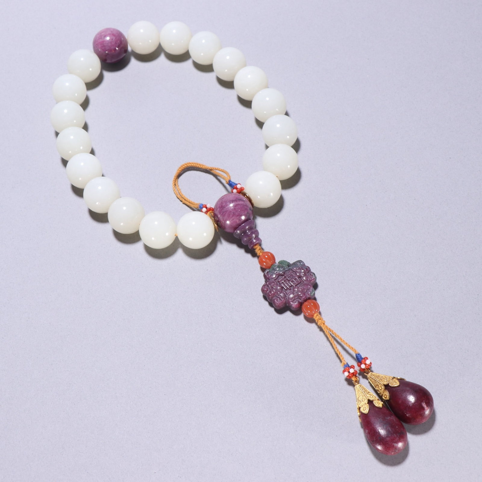 An Exquisite White Jade Bracelets - 7