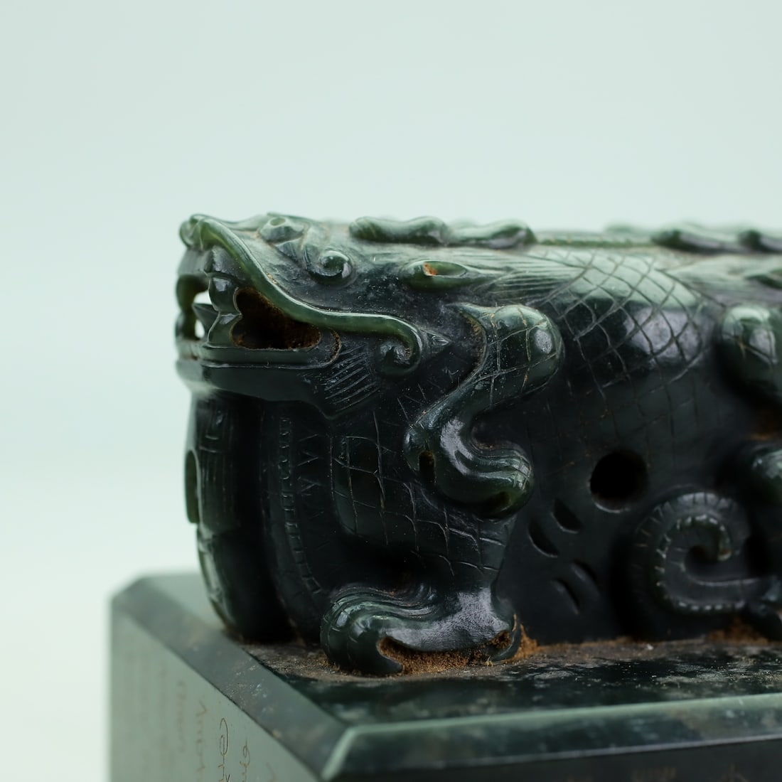 An Exquisite Jasper Auspicious Beast Seal - 8