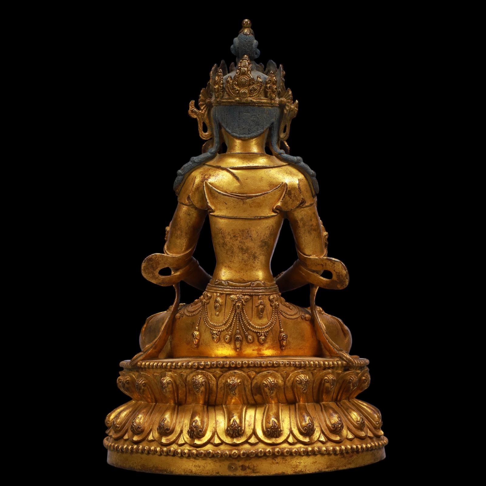An Exquisite Gilt Bronze Buddha Statue - 8
