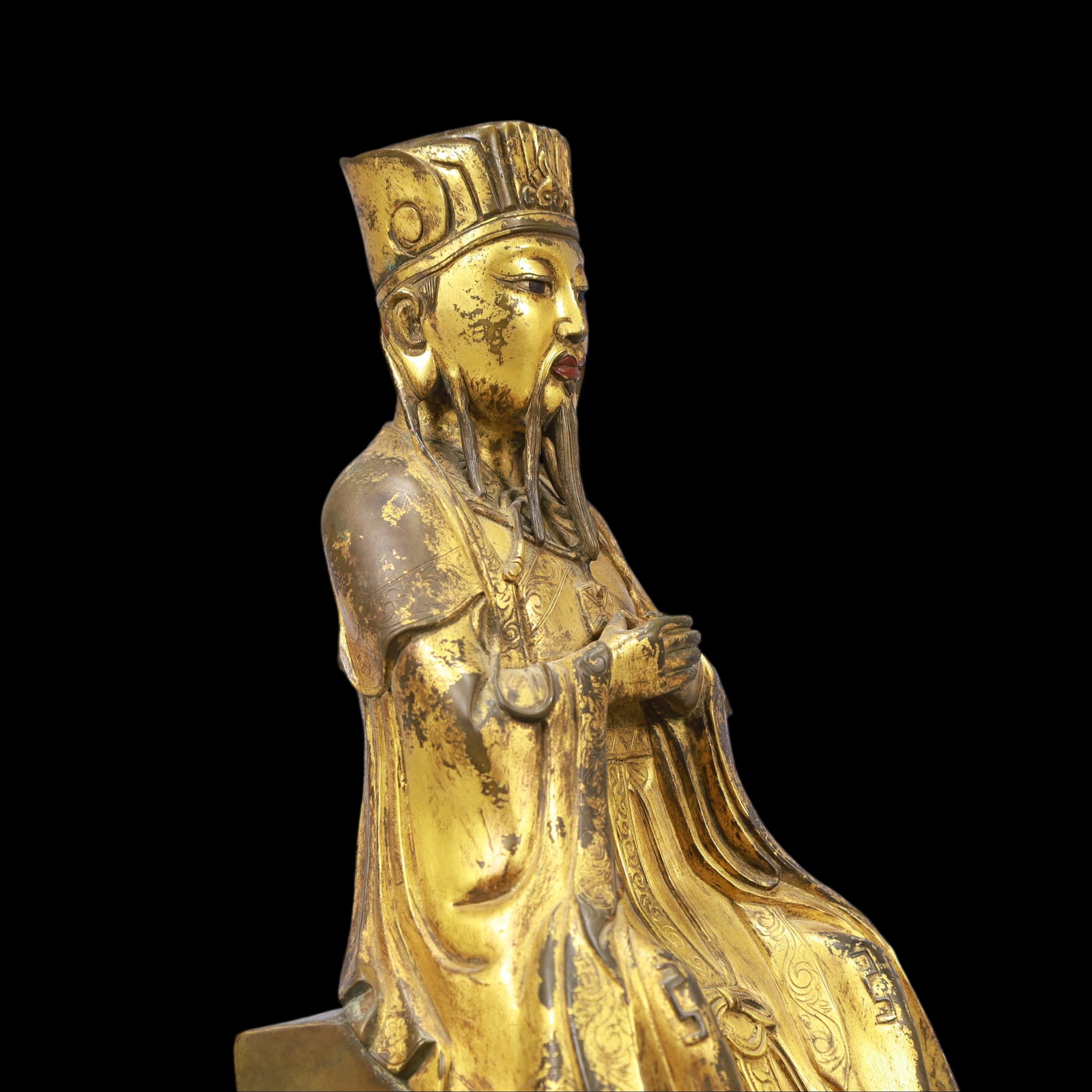 A Exquisite Gilt Bronze Figures - 7