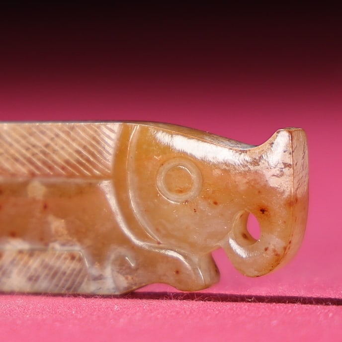 An Exquisite White Jade Fish Pendant - 8