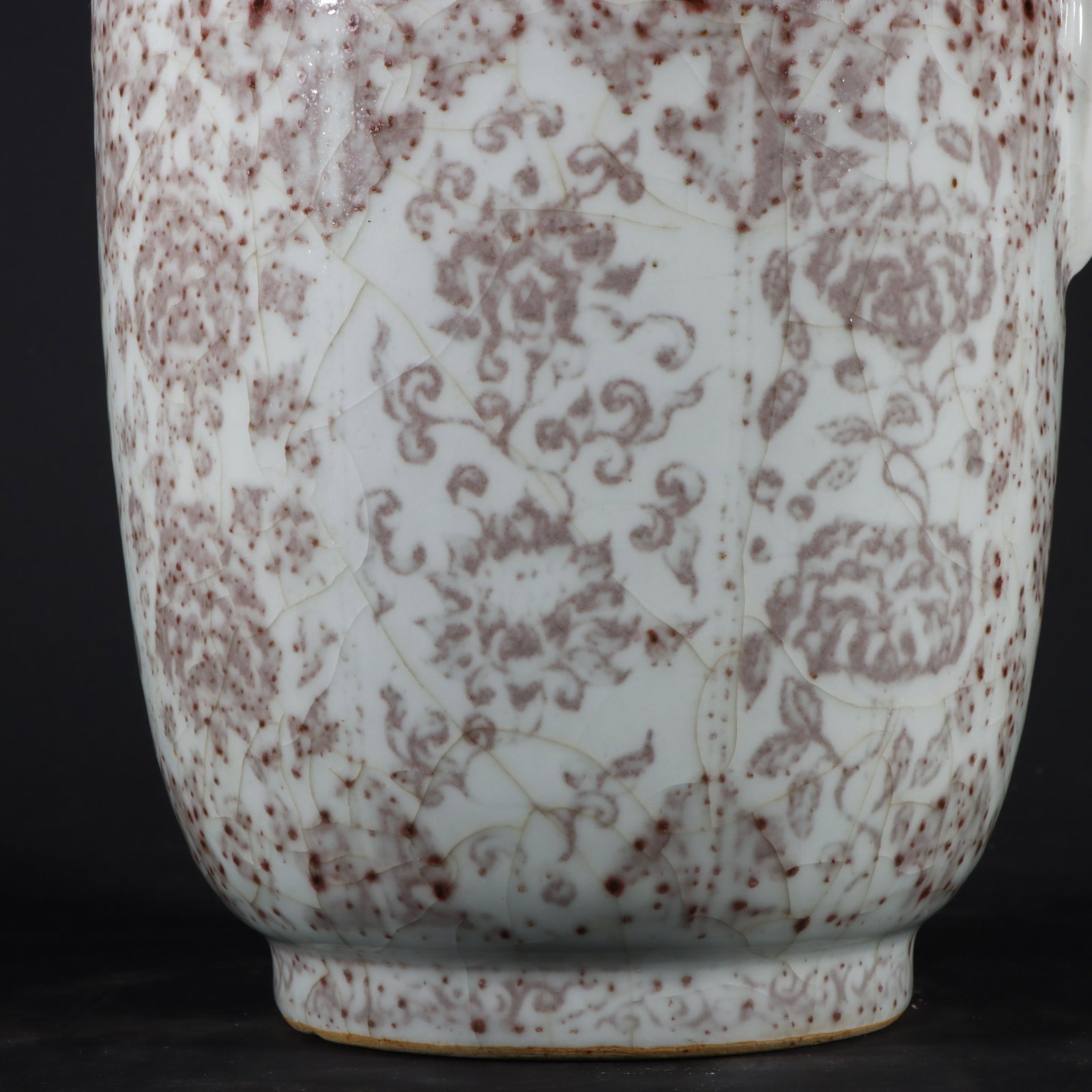 An Exquisite Underglaze-Red Flower Pattern Ewer - 4