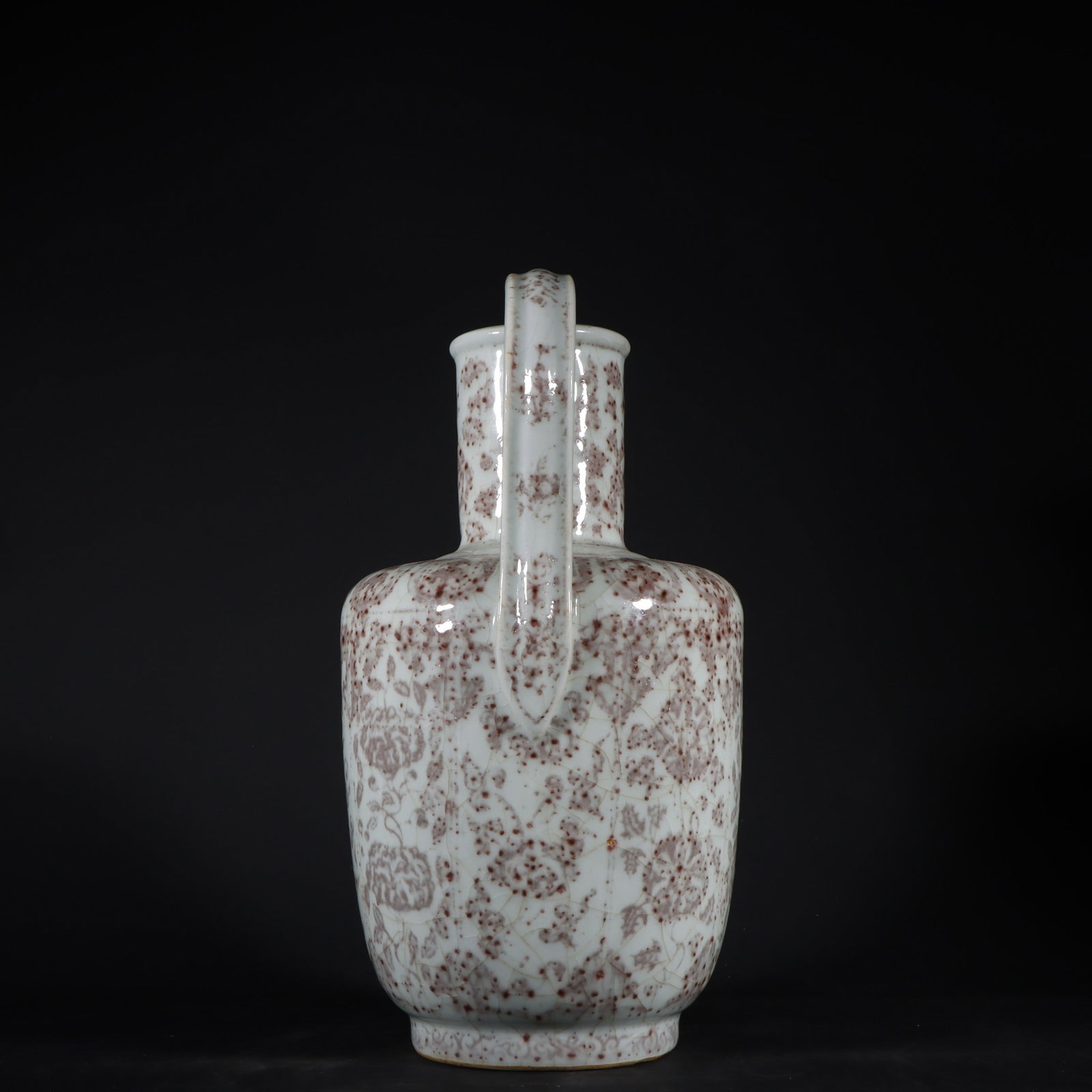 An Exquisite Underglaze-Red Flower Pattern Ewer - 7