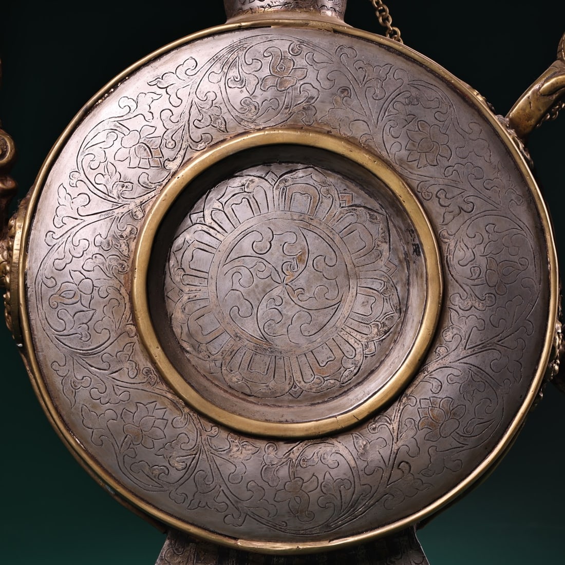 An Exquisite Iron Lotus Pattern Teapot - 5