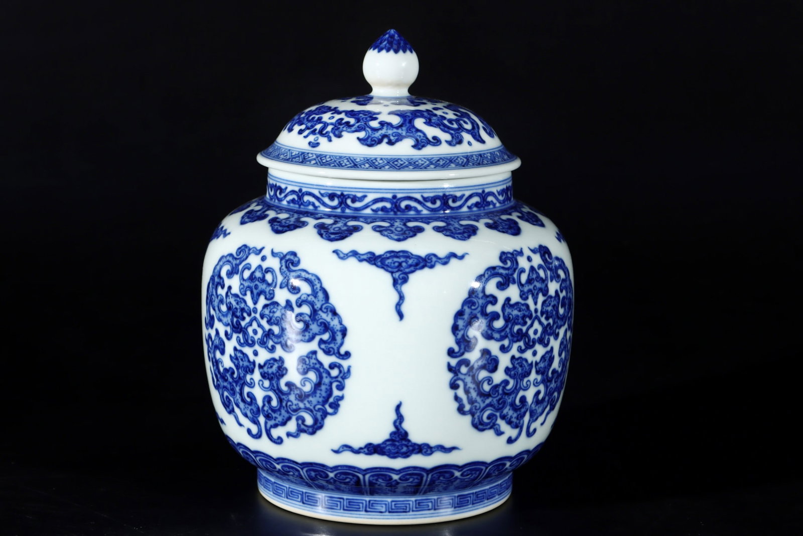 An Exquisite Blue and White Dragon Pattern Tea Caddy ? - 4