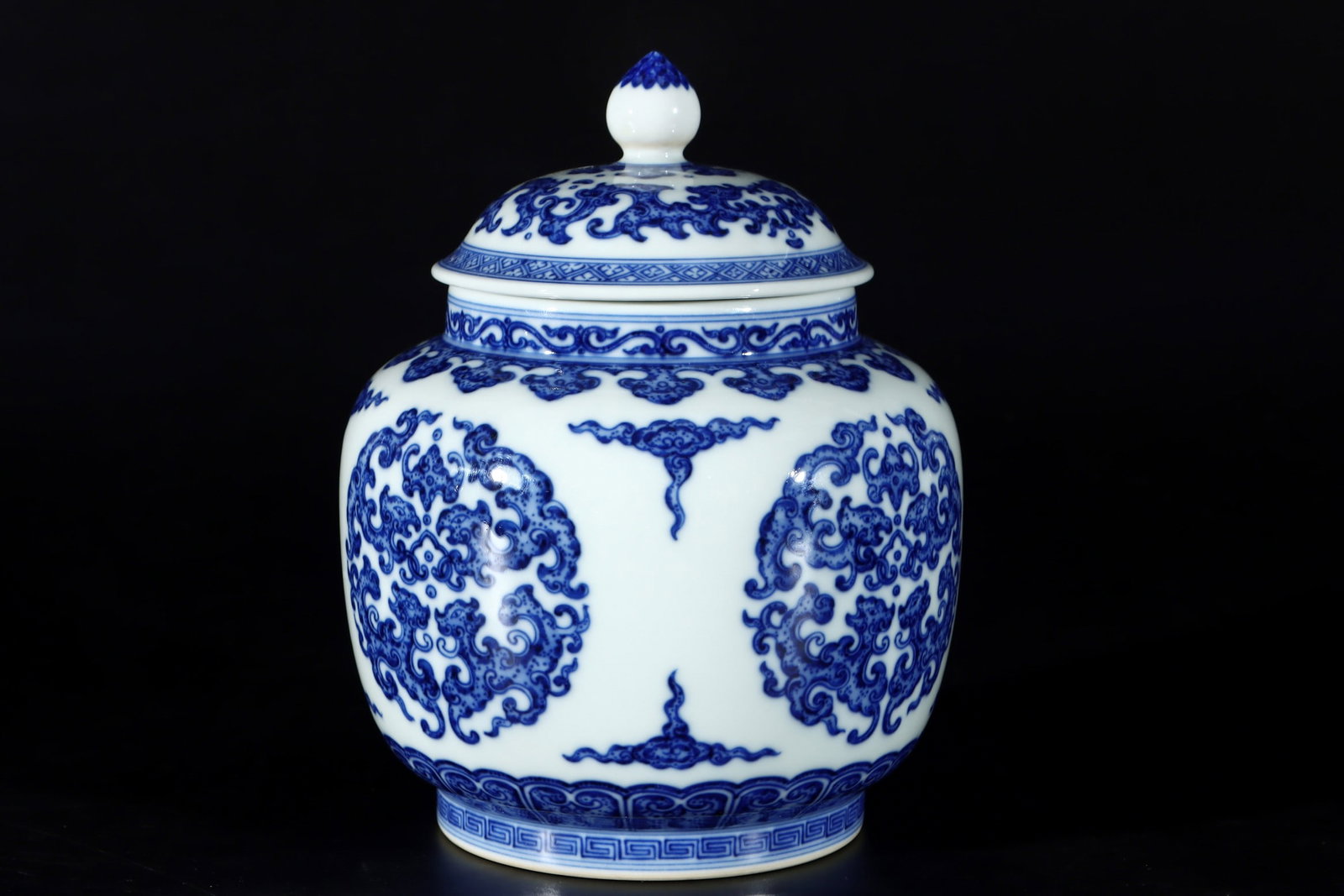 An Exquisite Blue and White Dragon Pattern Tea Caddy ? - 6