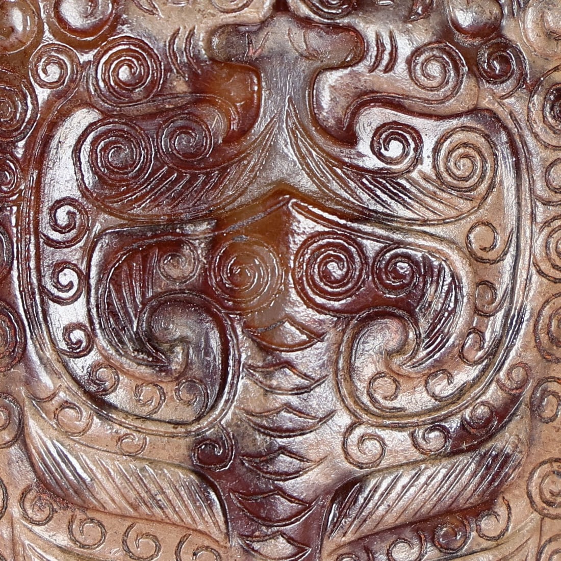 An Exquisite White Jade Dragon Pattern Ornament - 2