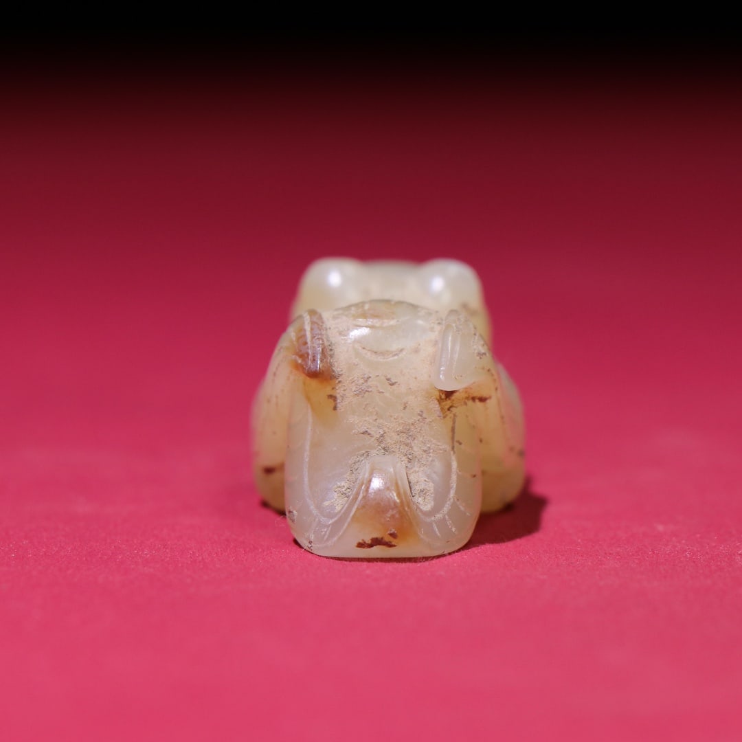 An Exquisite White Jade Phoenix Pendant - 9