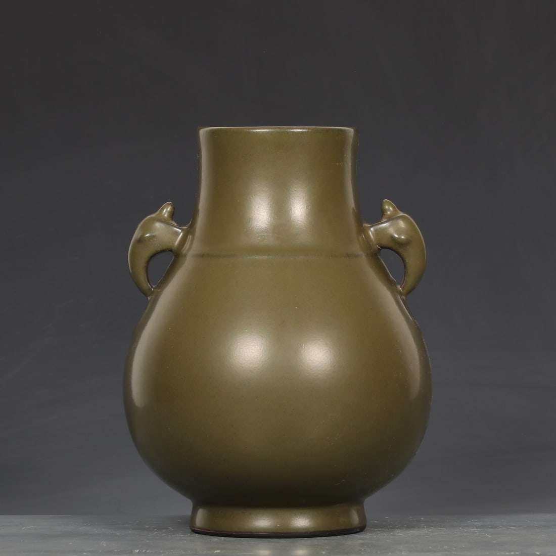 An Exquisite Teadust Glazed Double-Ears Vase - 2