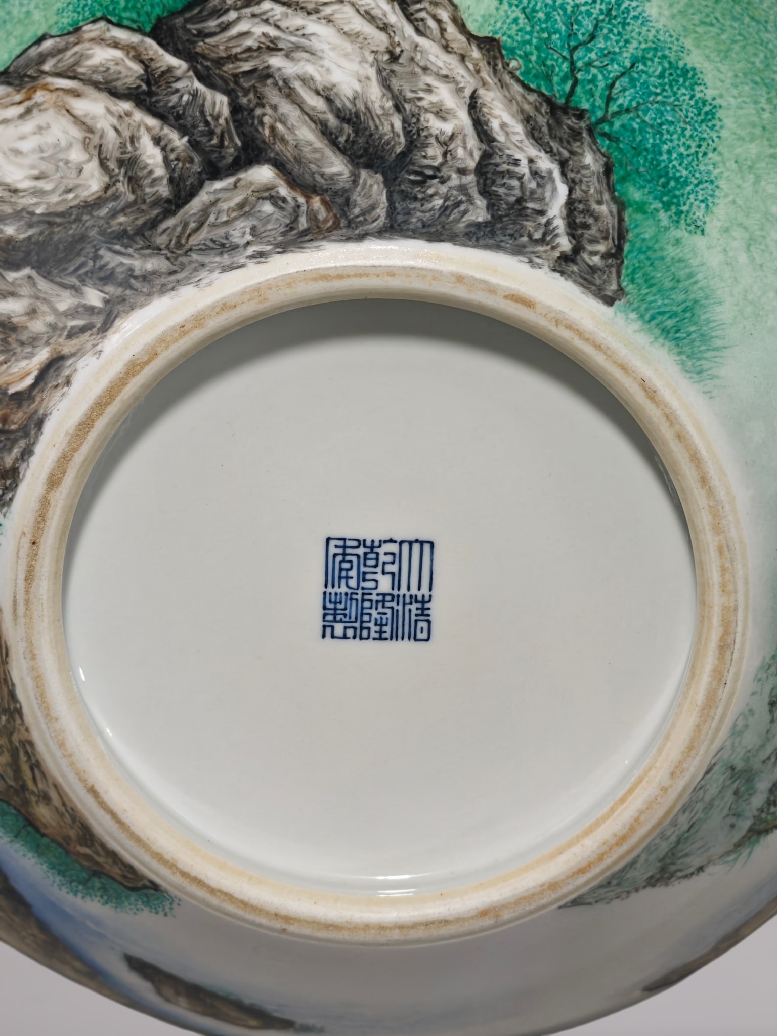 An Exquisite Enamel Animal Pattern Pine Pattern with poem Vase - 9
