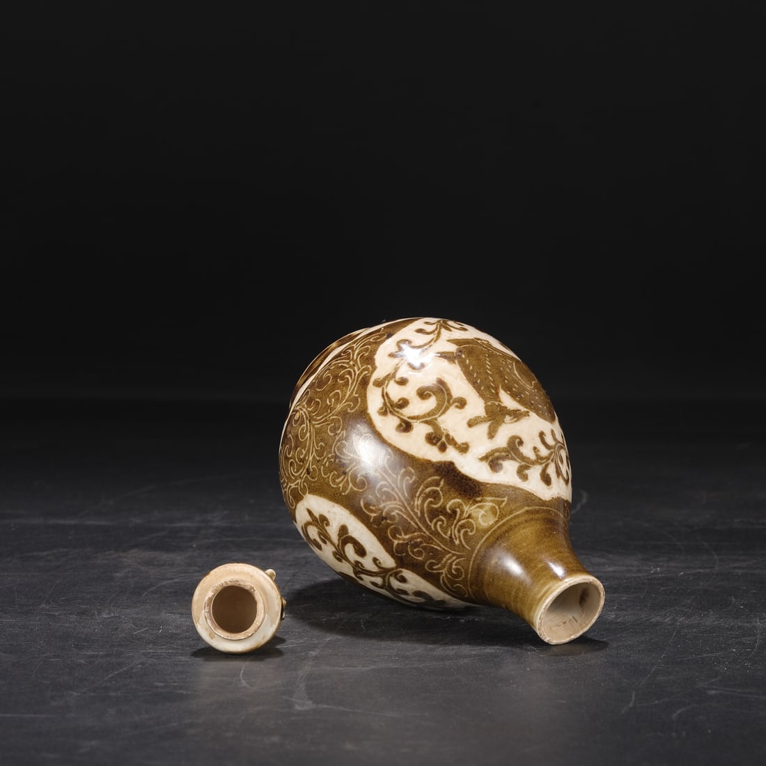 An Exquisite Ding yao Lotus Pattern Deer Pattern Jar - 6