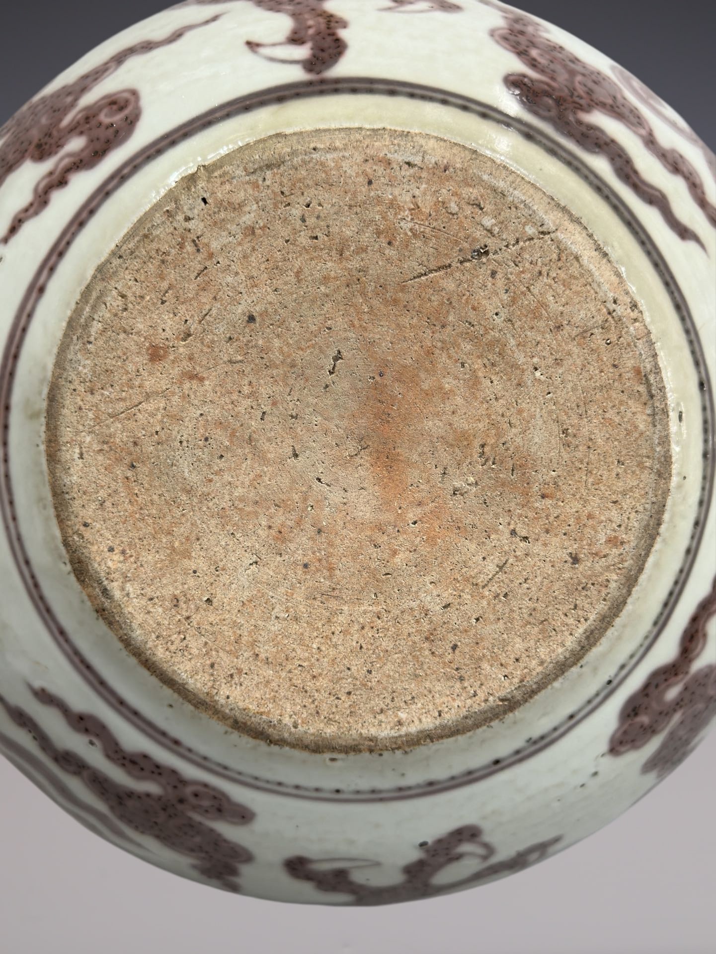 An Exquisite Chai yao Underglaze-Red Dragon Pattern Vase - 9