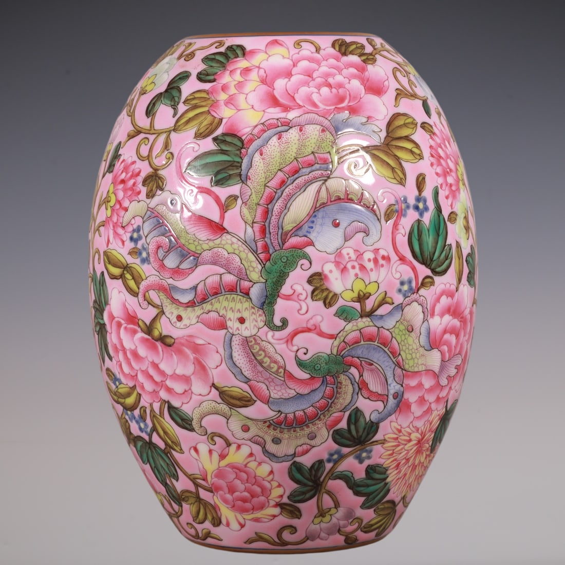 An Exquisite Enamel Lotus Pattern Brush Washer - 6