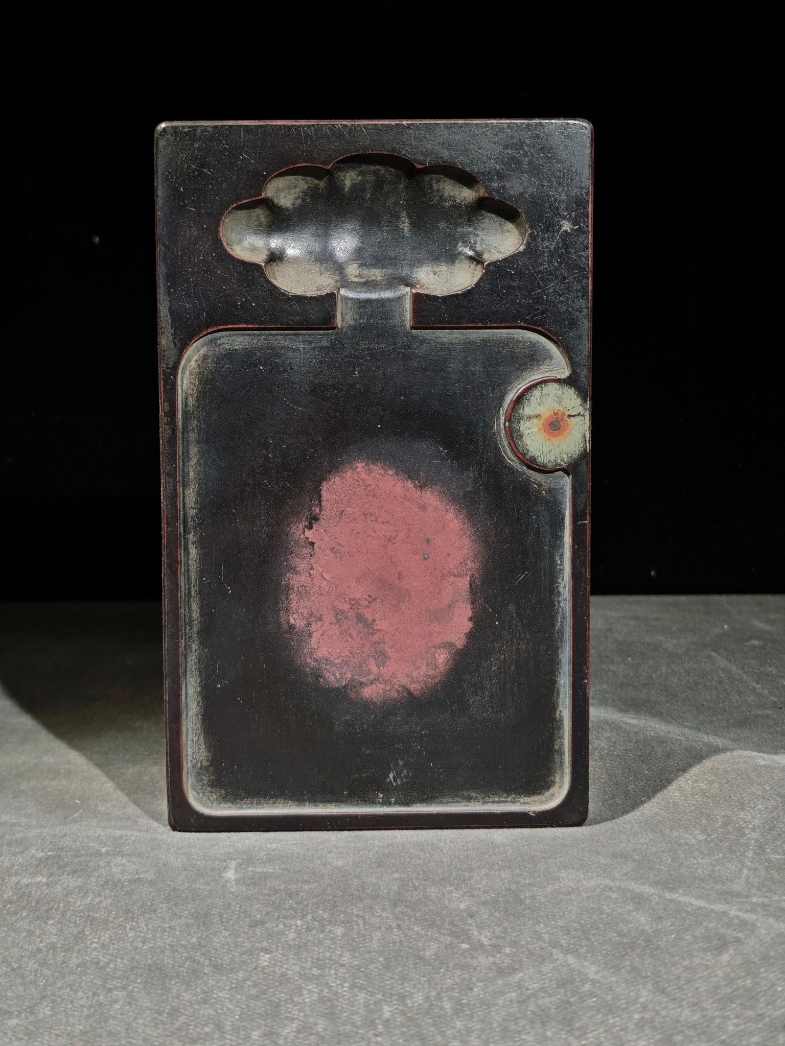 An Exquisite with poem Inkstone - 3