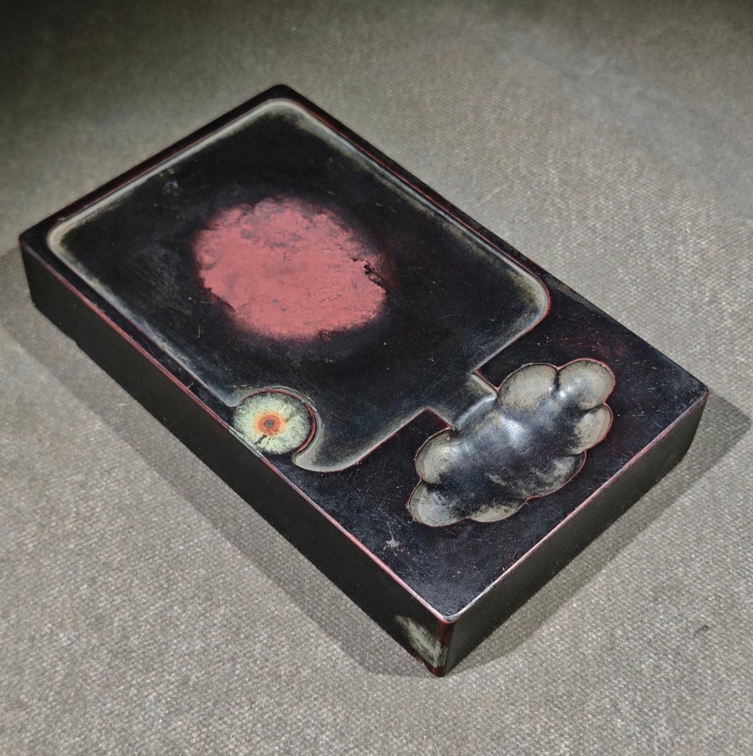 An Exquisite with poem Inkstone - 6