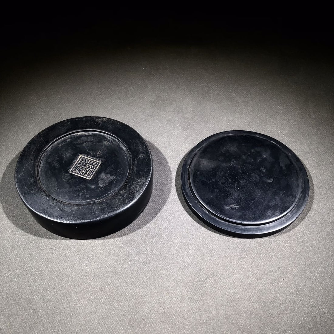 An Exquisite with poem Inkstone - 2