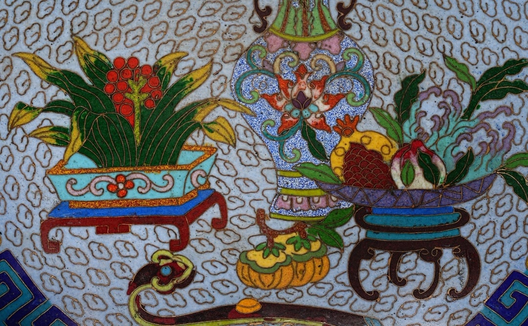 An Exquisite Cloisonne Lotus Pattern Dragon Pattern Bowl - 6