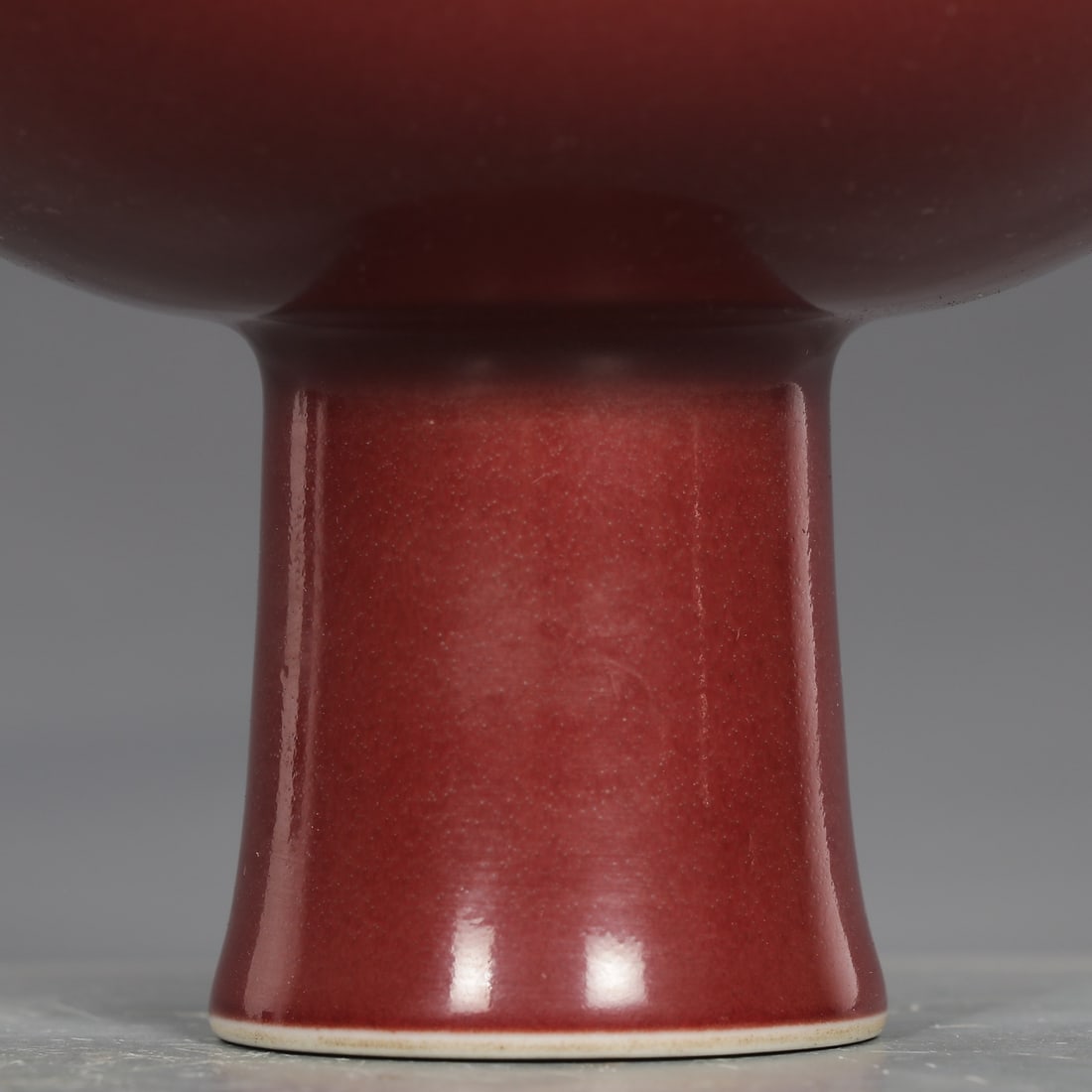 An Exquisite Ji Red Glazed Dragon Pattern Cup - 4