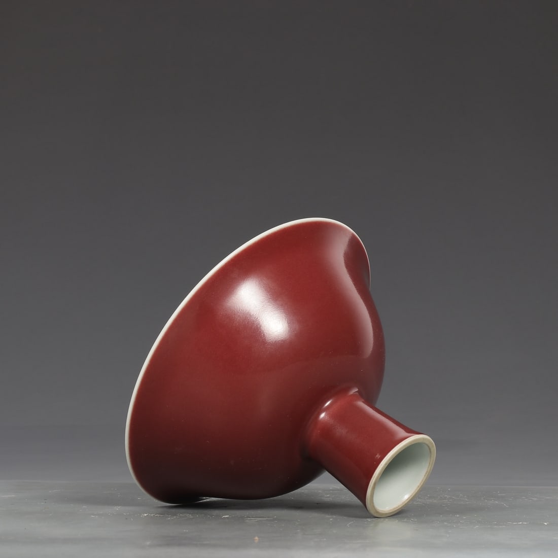 An Exquisite Ji Red Glazed Dragon Pattern Cup - 8