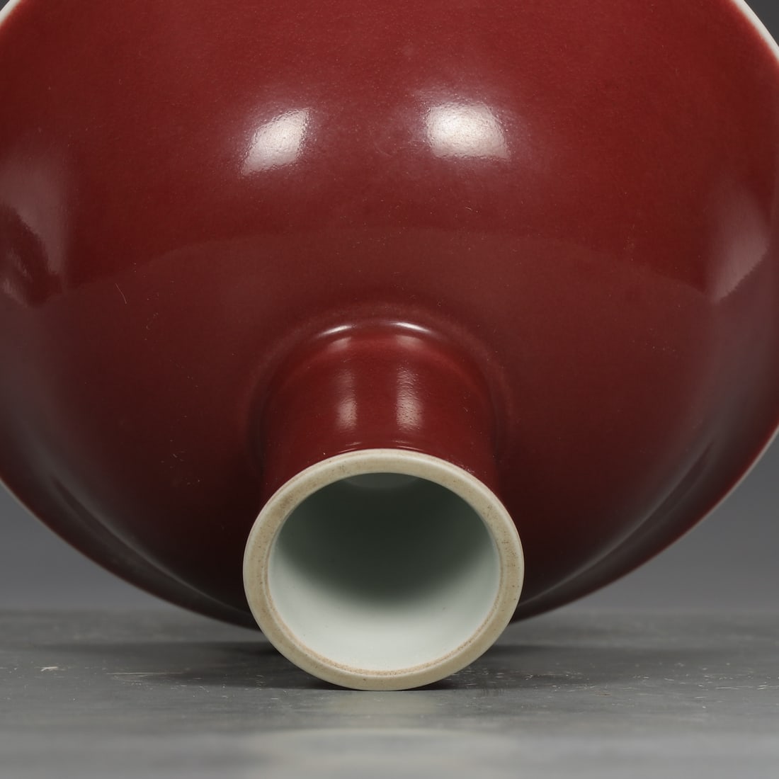 An Exquisite Ji Red Glazed Dragon Pattern Cup - 9