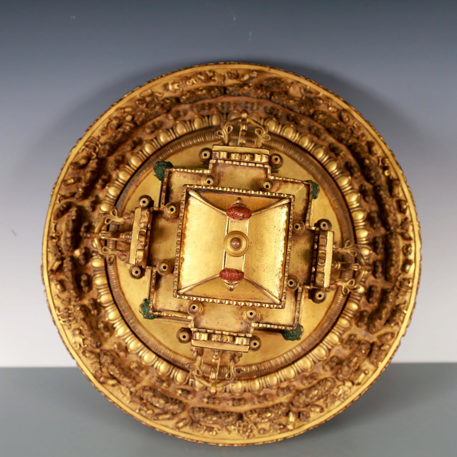 A Exquisite Gilt Bronze Ornament - 12