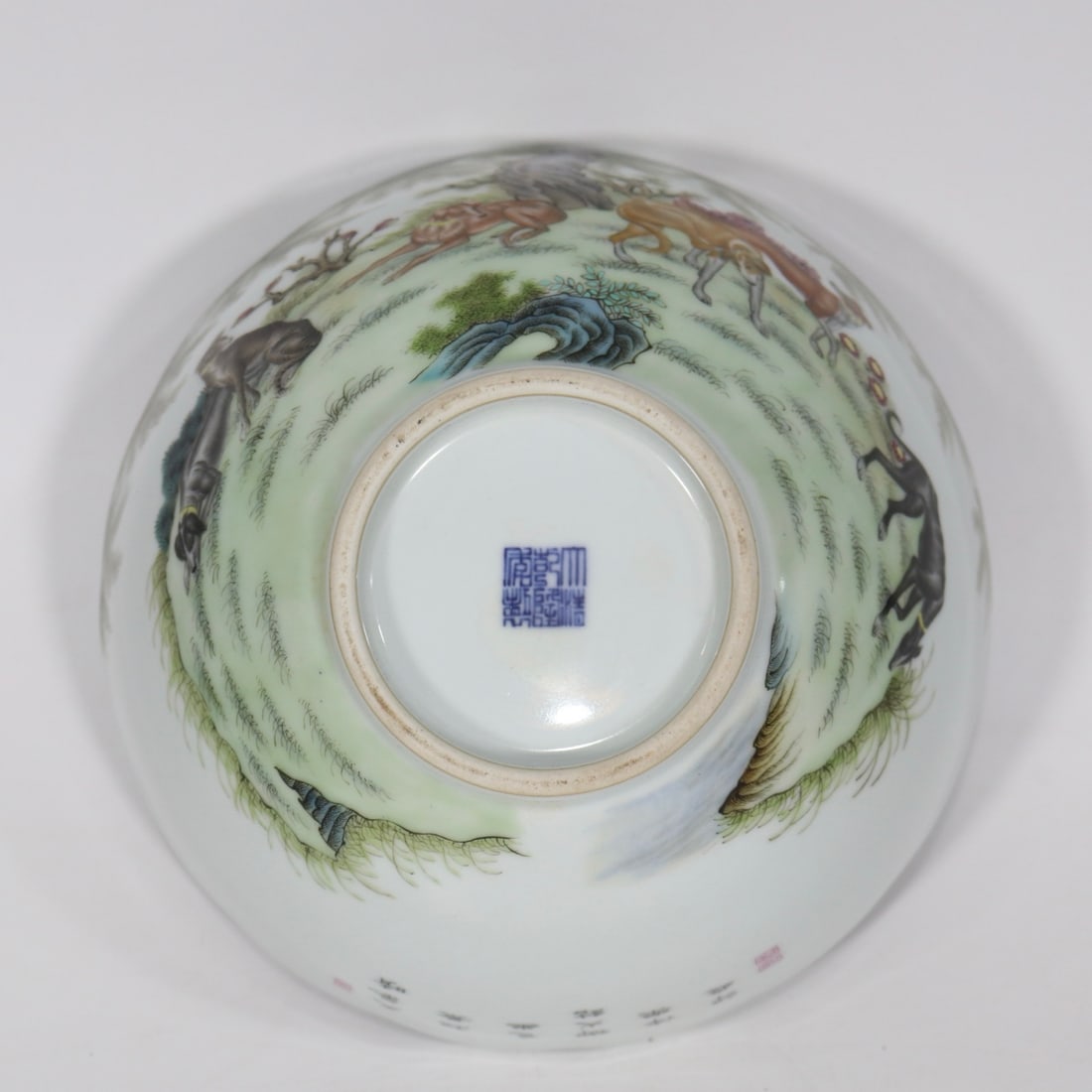 An Exquisite Enamel Dog Pattern Bowl - 9