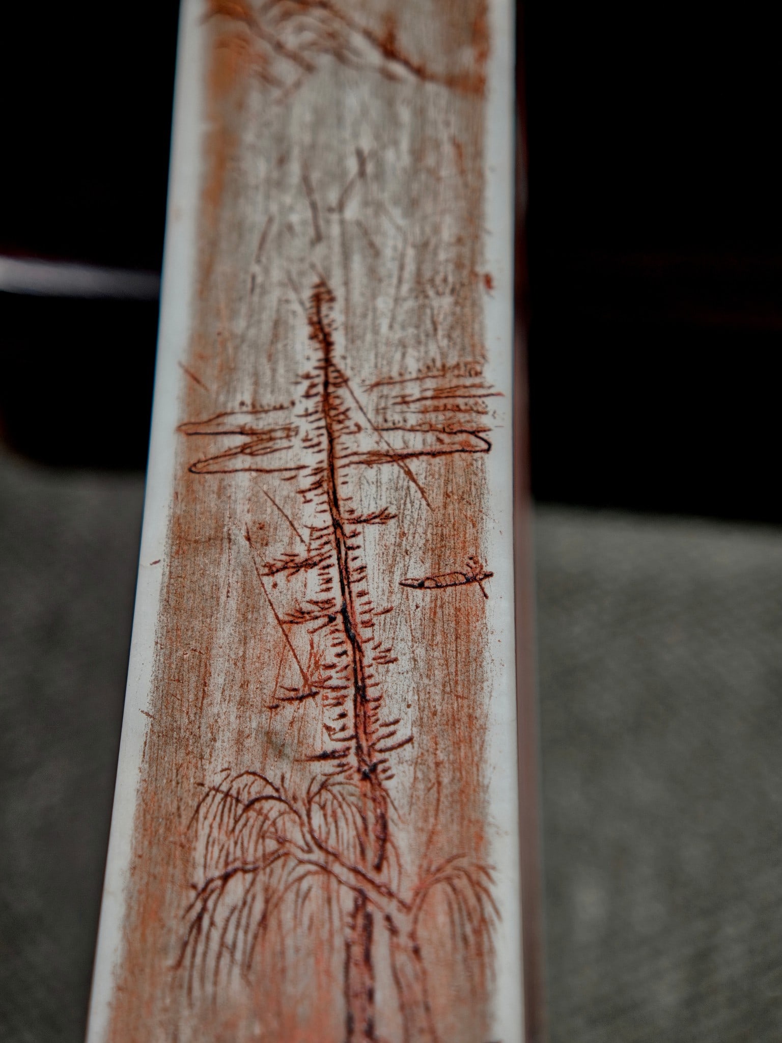An Exquisite with poem Inkstone - 2
