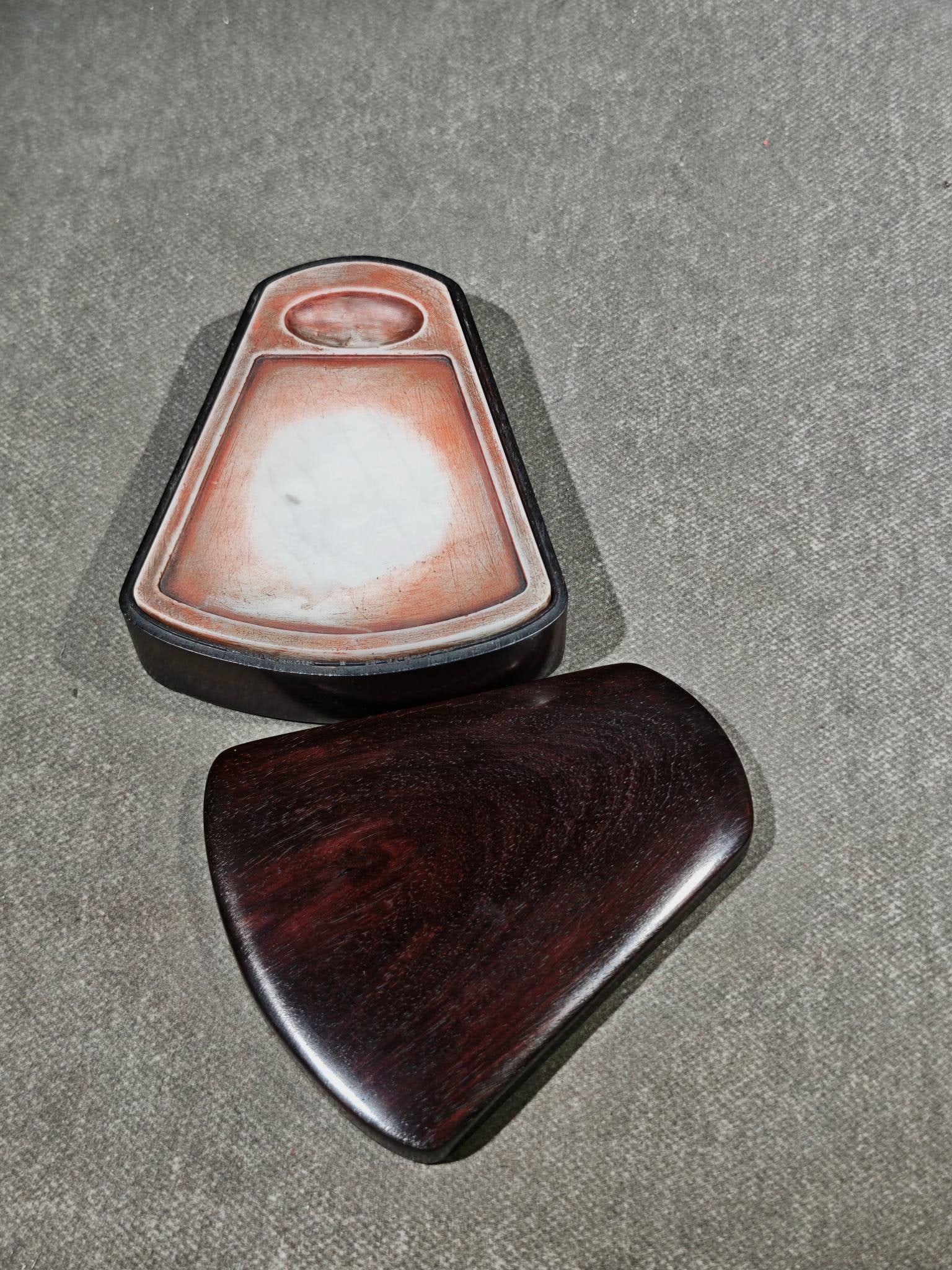 An Exquisite with poem Inkstone - 9